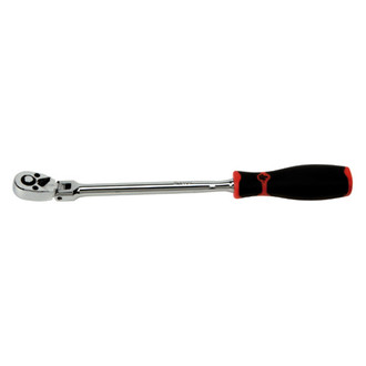 Performance Tool® - 1/4" Drive 12" Length 108 Teeth Flexible Head Cushion-Grip Ratchet