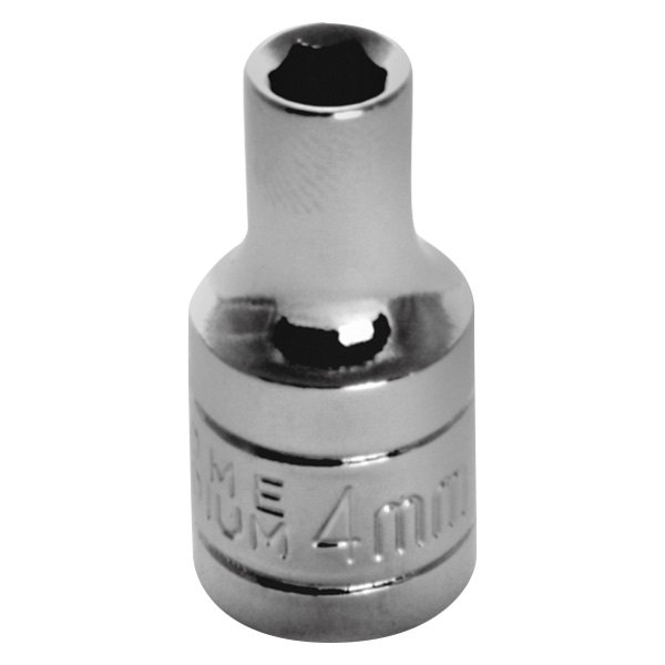 Performance Tool® - 1/4" Drive 4 mm 6-Point Metric Standard Socket