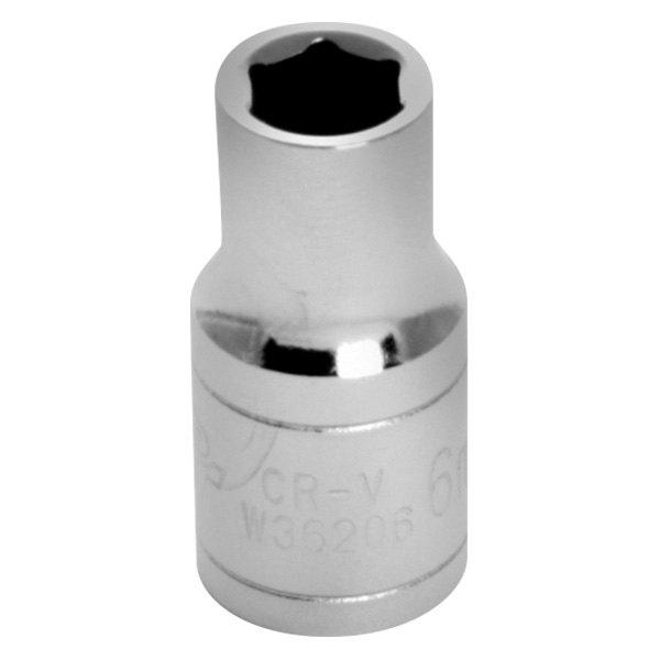Performance Tool® - 1/4" Drive 6 mm 6-Point Metric Standard Socket