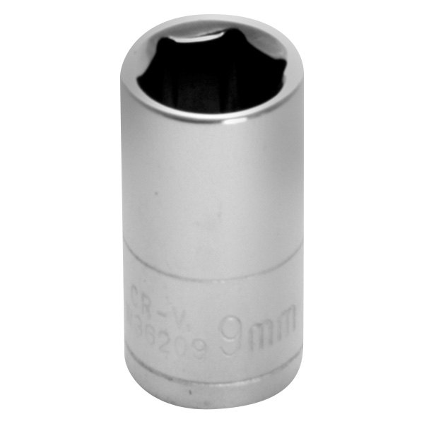 Performance Tool® - 1/4" Drive 9 mm 6-Point Metric Standard Socket