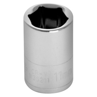 Performance Tool® - 1/4" Drive 11 mm 6-Point Metric Standard Socket