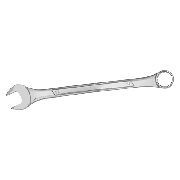 Performance Tool® - 24 mm 12-Point Angled Head Chrome Combination Wrench