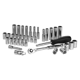 Performance Tool® - 1/4" Drive SAE/Metric Ratchet and Socket Set, 36 Pieces