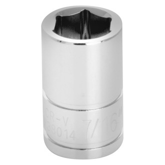 Performance Tool® - 3/8" Drive 7/16" 6-Point SAE Standard Socket