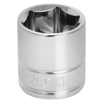 Performance Tool® - 3/8" Drive 13/16" 6-Point SAE Standard Socket