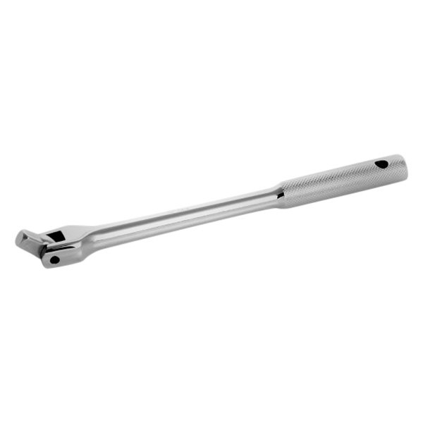 Performance Tool® - 3/8" Drive 10" Length Flexible Head Flex-Head Wrench Handle Flat Metal Grip Breaker Bar