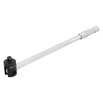 Performance Tool® - 3/8" Drive 18" Length Flexible Head Flex-Head Wrench Handle Flat Metal Grip Breaker Bar