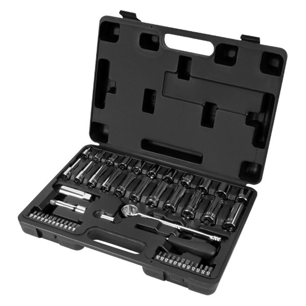 Performance Tool® - 3/8" Drive Ratchet and Socket Set, 52 Pieces