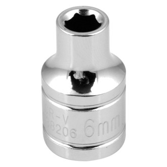 Performance Tool® - 3/8" Drive 6-Point Metric Standard Socket