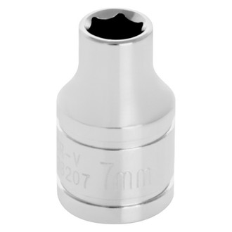Performance Tool® - 3/8" Drive 7 mm 6-Point Metric Standard Socket