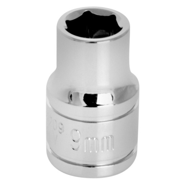 Performance Tool® - 3/8" Drive 9 mm 6-Point Metric Standard Socket