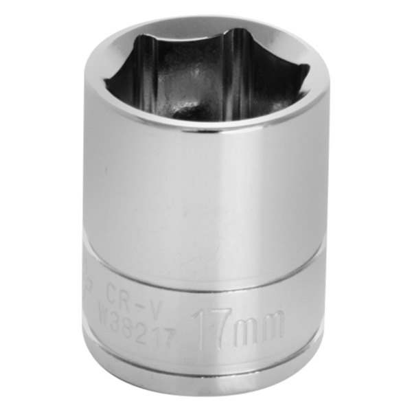 Performance Tool® - 3/8" Drive 17 mm 6-Point Metric Standard Socket