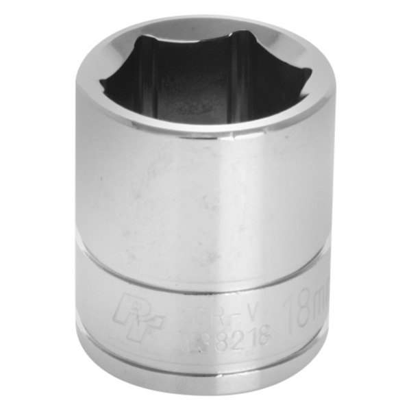 Performance Tool® - 3/8" Drive 18 mm 6-Point Metric Standard Socket