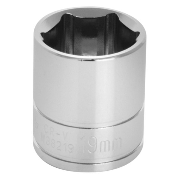 Performance Tool® - 3/8" Drive 19 mm 6-Point Metric Standard Socket