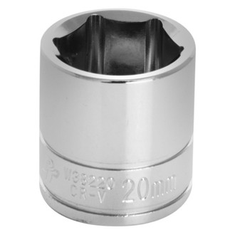 Performance Tool® - 3/8" Drive 20 mm 6-Point Metric Standard Socket
