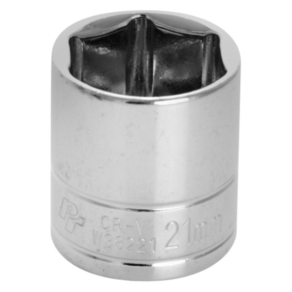 Performance Tool® - 3/8" Drive 21 mm 6-Point Metric Standard Socket