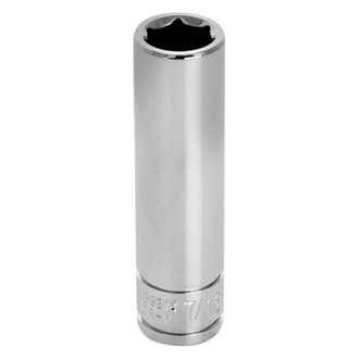 Performance Tool® - 3/8" Drive 7/16" 6-Point SAE Deep Socket