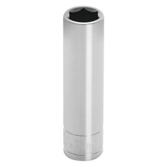 Performance Tool® - 3/8" Drive 11 mm 6-Point Metric Deep Socket