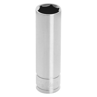 Performance Tool® - 3/8" Drive 13 mm 6-Point Metric Deep Socket