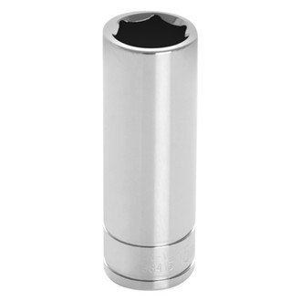 Performance Tool® - 3/8" Drive 15 mm 6-Point Metric Deep Socket