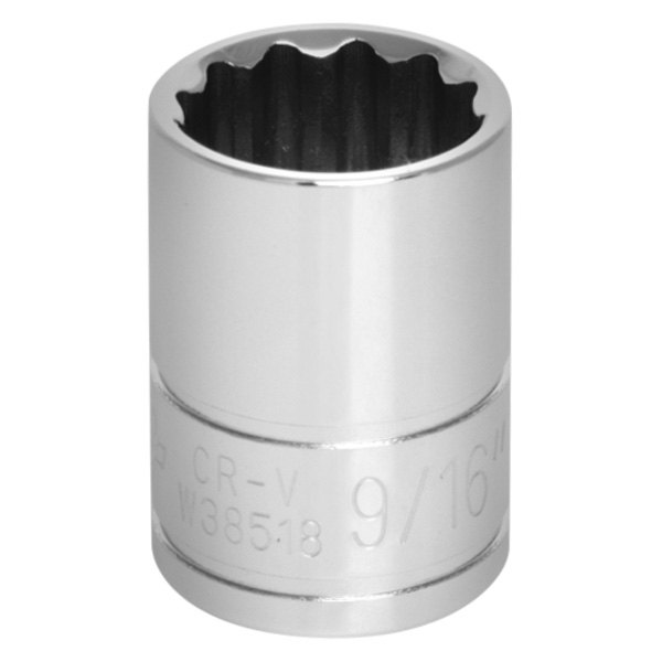 Performance Tool® - 3/8" Drive 9/16" 12-Point SAE Standard Socket