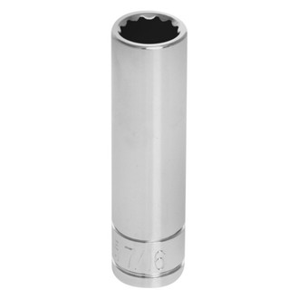 Performance Tool® - 3/8" Drive 7/16" 12-Point SAE Deep Socket