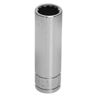 Performance Tool® - 3/8" Drive 1/2" 12-Point SAE Deep Socket