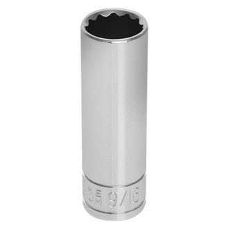 Performance Tool® - 3/8" Drive 9/16" 12-Point SAE Deep Socket