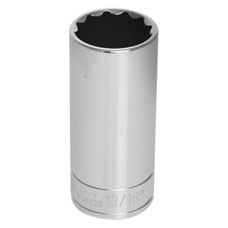 Performance Tool® - 3/8" Drive 13/16" 12-Point SAE Deep Socket