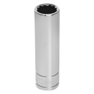 Performance Tool® - 3/8" Drive 12 mm 12-Point Metric Deep Socket