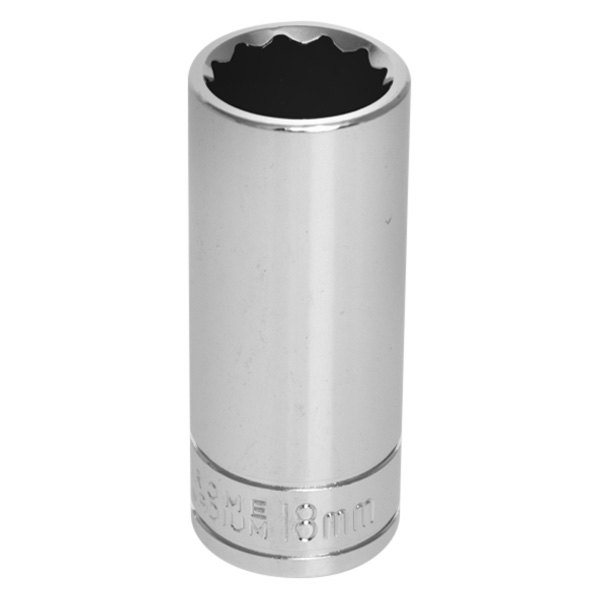 Performance Tool® - 3/8" Drive 18 mm 12-Point Metric Deep Socket