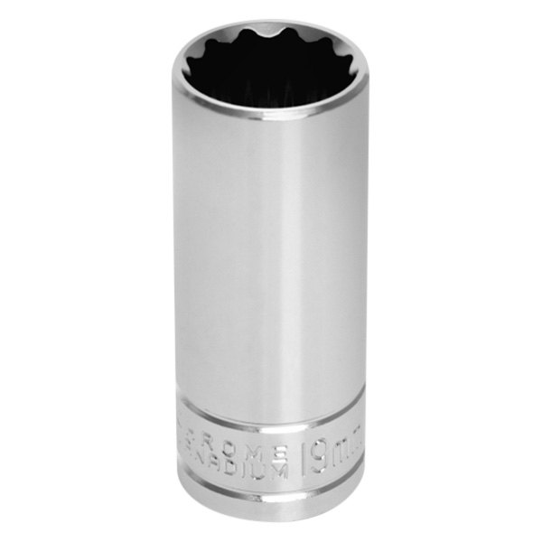 Performance Tool® - 3/8" Drive 19 mm 12-Point Metric Deep Socket