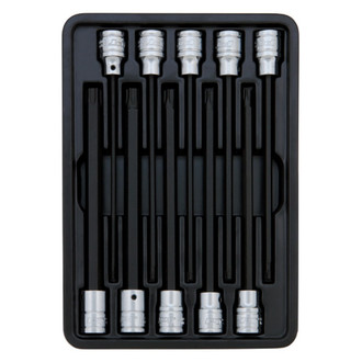 Performance Tool® - 3/8" Drive Metric Torx Bit Socket Set 10 Pieces