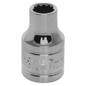 Performance Tool® - 3/8" Drive 12-Point Metric Standard Socket
