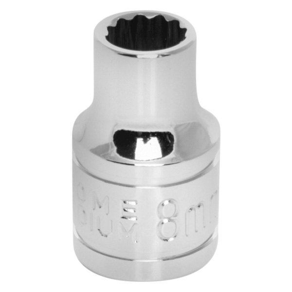 Performance Tool® - 3/8" Drive 8 mm 12-Point Metric Standard Socket