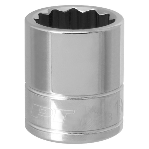 Performance Tool® - 3/8" Drive 18 mm 12-Point Metric Standard Socket