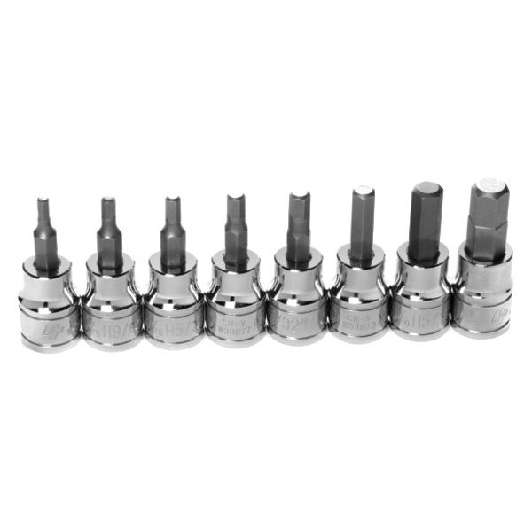 Performance Tool® - 3/8" Drive SAE Hex Bit Socket Set 8 Pieces