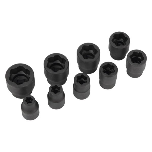 Performance Tool® - X-Trax™ 9-piece 3/8" Drive 1/4" to 5/8" Bolt Extractor Set