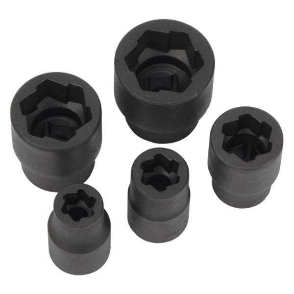 Performance Tool® - X-Trax™ 5-piece 3/8" Drive 5/16" to 3/4" Impact Bolt Extractor Set