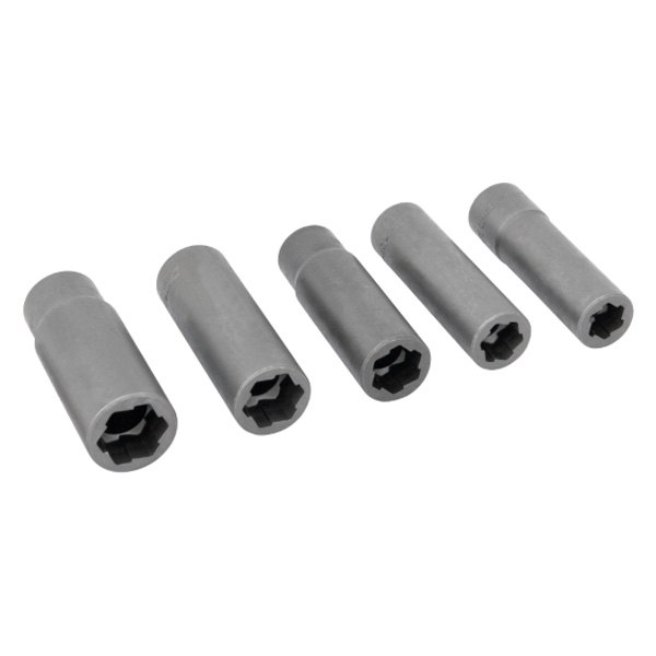 Performance Tool® - X-Trax™ 5-piece 3/8" Drive 3/8" to 5/8" Impact Deep Bolt Extractor Set