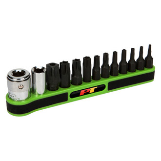 Performance Tool® - Mixed Drive Size Torx (TR) Bit Socket Set 13 Pieces