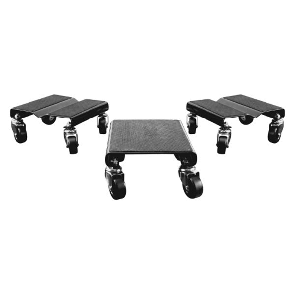 Performance Tool® - 1500 lb Steel Anti-Slip Individual Snowmobile Dolly Set (3 Pieces)