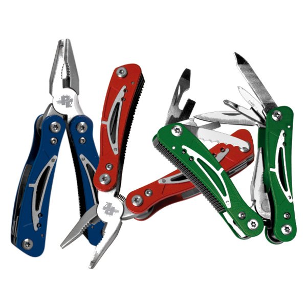 Performance Tool® - 12-in-1 Anodized Aluminum Mini Multi Pliers Set with Merchandising Strip