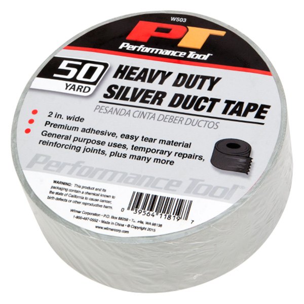 Performance Tool® - 150' x 2" Silver Heavy Duty Duct Tape