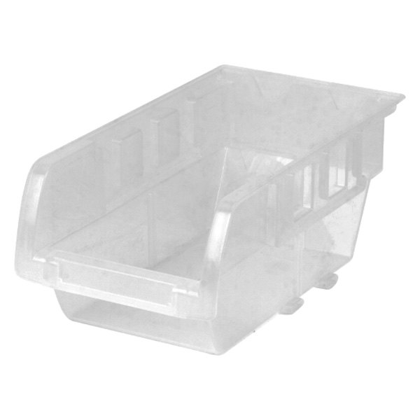 Performance Tool® - 4" Clear Dual Position Tilt Plastic Bin Set (6 Pieces)