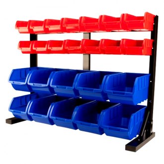 Bench Pick Rack - 24 Corrugated Bins 12 Deep - Industrial Shelving,  Commercial Storage Shelves, Racks, Office Shelving