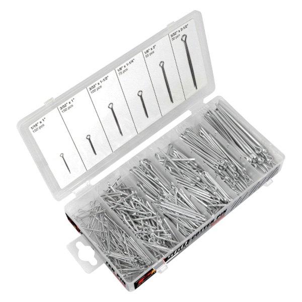Performance Tool® W5205 Cotter Pin Assortment 560 Pieces 