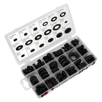 Performance Tool® - Rubber Grommet Assortment (125 Pieces)