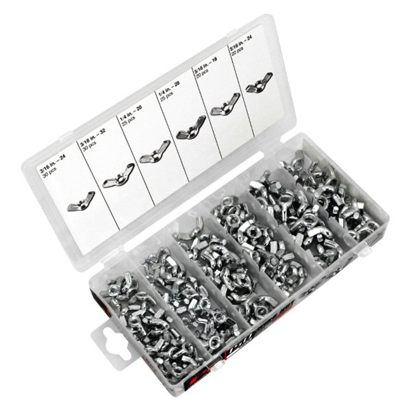 Performance Tool® - Wing Nut Assortment (150 Pieces)