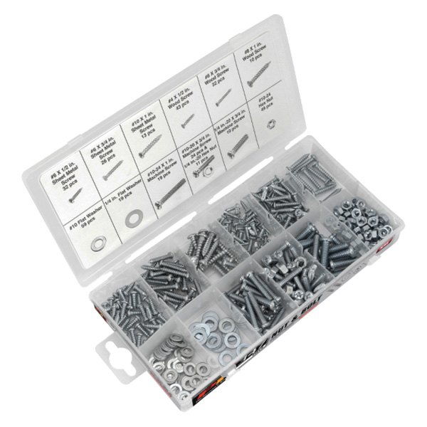 Performance Tool® - SAE Nuts & Bolts Asst (347 Pieces)